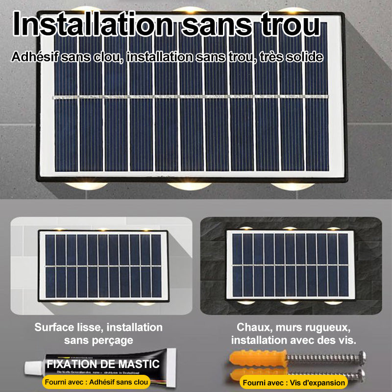 Applique Murale à Énergie Solaire