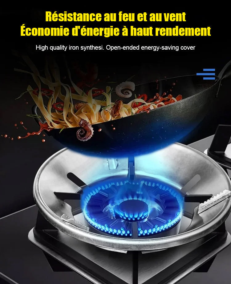 Couverture D'Économie D'Énergie De Collecte De Feu De Cuisinière À Gaz Domestique