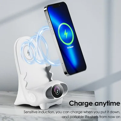 Mini chaise chargeur rapide sans fil support de téléphone multifonctionnel