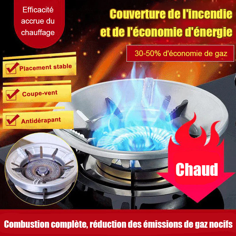 Couverture D'Économie D'Énergie De Collecte De Feu De Cuisinière À Gaz Domestique