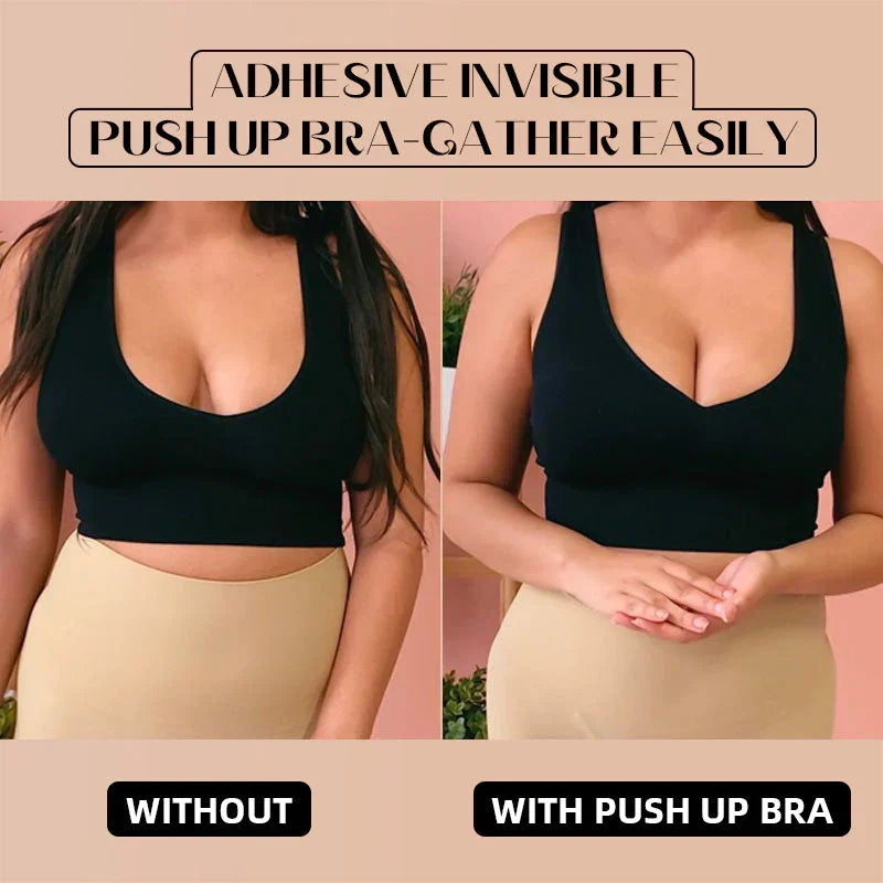 Bandes de soutien-gorge push-up invisibles adhésives réutilisables sans bretelles