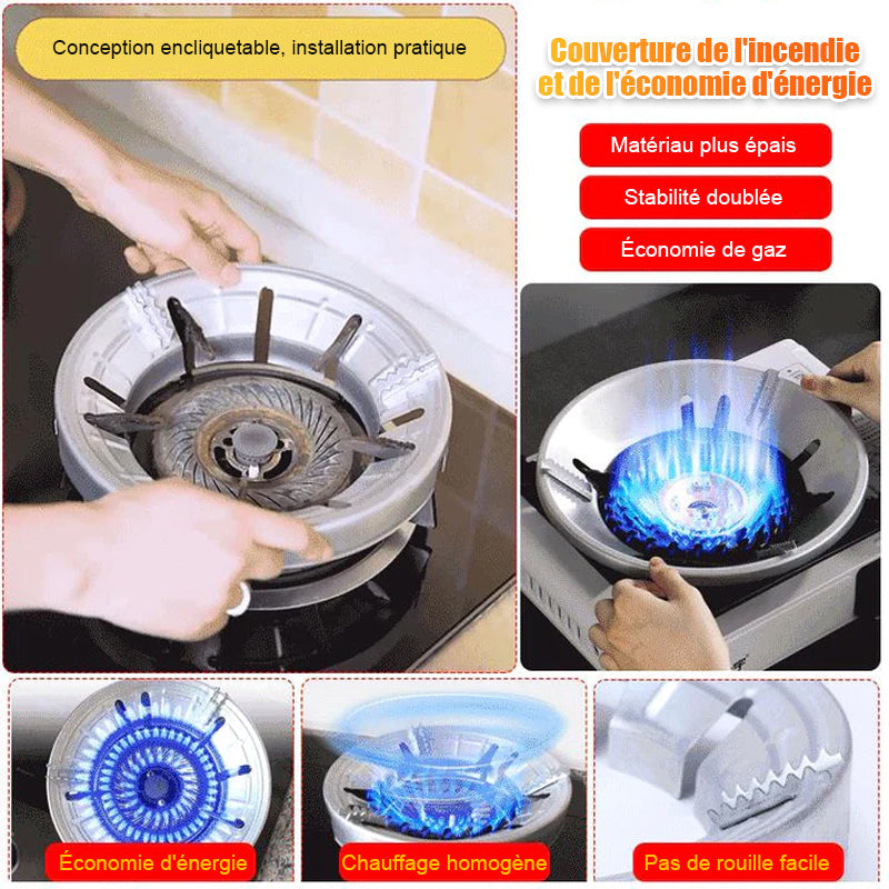 Couverture D'Économie D'Énergie De Collecte De Feu De Cuisinière À Gaz Domestique